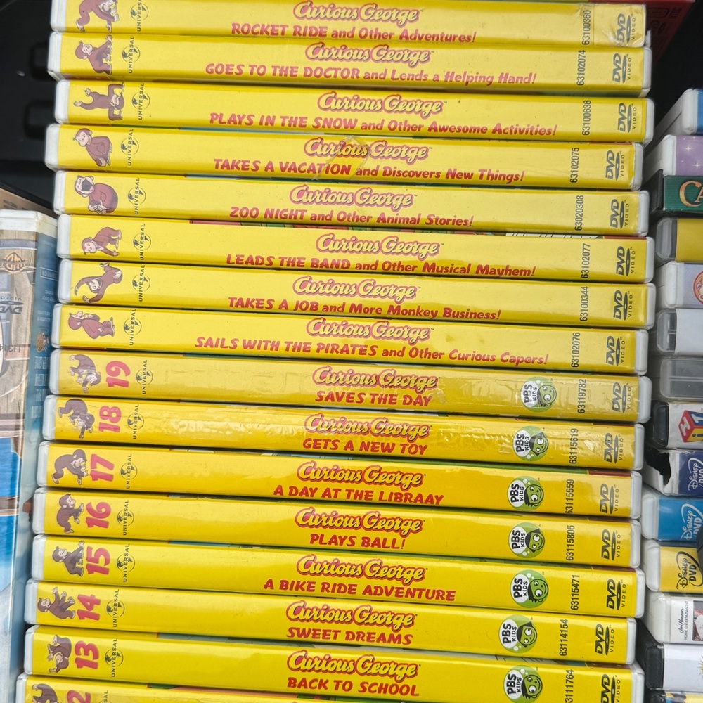 23 Curious George DVD Collection